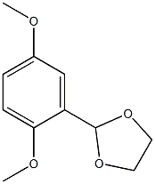 1,3-Dioxolane, 2-(2,5-dimethoxyphenyl)- 구조식 이미지