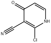 2-Chloro-4-oxo-1,4-dihydro-pyridine-3-carbonitrile 구조식 이미지