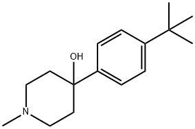 4-(4-(TERT-BUTYL)PHENYL)-1-METHYLPIPERIDIN-4-OL 구조식 이미지