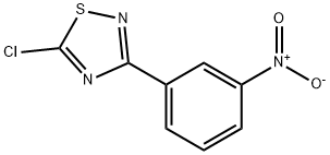 5-chloro-3-(3-nitrophenyl)-1,2,4-thiadiazole Structure