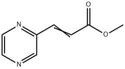 3-Pyrazin-2-yl-acrylic acid methyl ester Structure