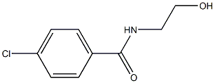 4-chloro-N-(2-hydroxyethyl)benzamide Structure