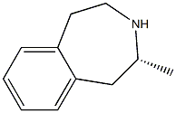 (4R)-4-methyl-2,3,4,5-tetrahydro-1H-3-benzazepine Structure
