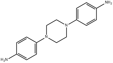 4-[4-(4-aminophenyl)piperazin-1-yl]aniline Structure