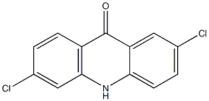 9(10H)-Acridinone, 2,6-dichloro- Structure