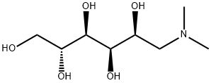 N,N-Dimethyl-D-glucamine 구조식 이미지