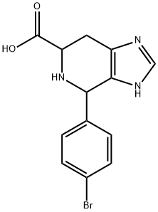 4-(4-bromophenyl)-3H,4H,5H,6H,7H-imidazo[4,5-c]pyridine-6-carboxylic acid 구조식 이미지