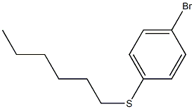 1-bromo-4-hexylsulfanylbenzene Structure