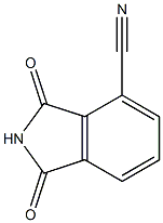 1H-Isoindole-4-carbonitrile, 2,3-dihydro-1,3-dioxo- 구조식 이미지