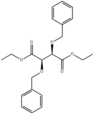 Diethyl 2,3-Bis(benzyloxy) Tartrate Structure