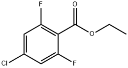 ETHYL 4-CHLORO-2,6-DIFLUOROBENZOATE Structure