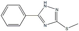 3-methylsulfanyl-5-phenyl-1H-1,2,4-triazole 구조식 이미지