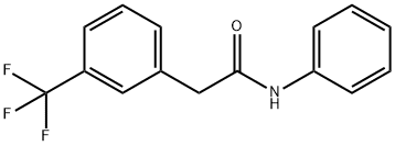 N-phenyl-2-[3-(trifluoromethyl)phenyl]acetamide Structure