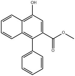 methyl 4-hydroxy-1-phenyl-2-naphthoate Structure