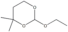 1,3-Dioxane, 2-ethoxy-4,4-dimethyl- 구조식 이미지