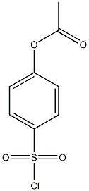 Benzenesulfonyl chloride, 4-(acetyloxy)- Structure