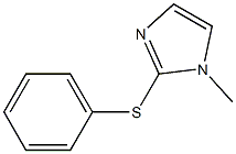 1H-Imidazole, 1-methyl-2-(phenylthio)- Structure