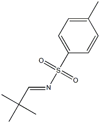 Benzenesulfonamide, N-(2,2-dimethylpropylidene)-4-methyl- Structure