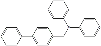 Phosphine, ([1,1'-biphenyl]-4-ylmethyl)diphenyl- Structure