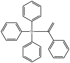 Silane, triphenyl(1-phenylethenyl)- Structure