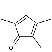 2,4-Cyclopentadien-1-one, 2,3,4,5-tetramethyl- Structure