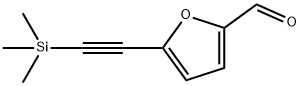 5-[2-(trimethylsilyl)ethynyl]furan-2-carbaldehyde 구조식 이미지