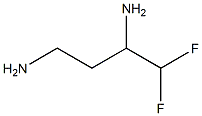 1,3-Butanediamine, 4,4-difluoro- Structure