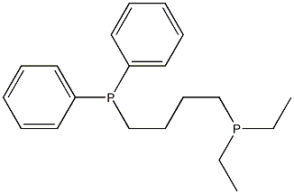 Phosphine, [4-(diethylphosphino)butyl]diphenyl- Structure
