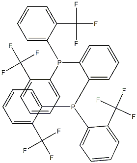 Phosphine, 1,2-phenylenebis[bis[2-(trifluoromethyl)phenyl]- Structure