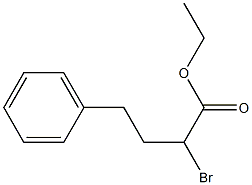 Benzenebutanoic acid, a-bromo-, ethyl ester 구조식 이미지