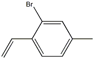 Benzene, 2-bromo-1-ethenyl-4-methyl- Structure