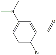 Benzaldehyde, 2-bromo-5-(dimethylamino)- Structure