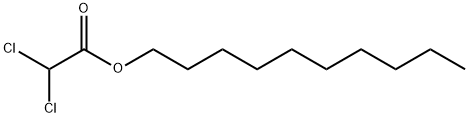 Acetic acid, dichloro-, decyl ester 구조식 이미지