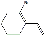 Cyclohexene, 1-bromo-2-ethenyl- Structure