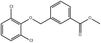 methyl 3-[(2,6-dichlorophenoxy)methyl]benzoate Structure