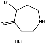4H-Azepin-4-one, 5-bromohexahydro-, hydrobromide Structure