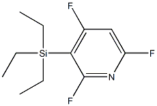 triethyl-(2,4,6-trifluoropyridin-3-yl)silane Structure