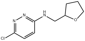 6-chloro-N-((tetrahydrofuran-2-yl)methyl)pyridazin-3-amine Structure