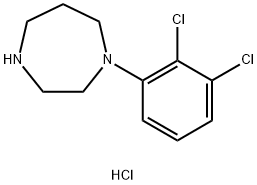 1-(2,3-DICHLOROPHENYL)-1,4-DIAZEPANE HCL 구조식 이미지