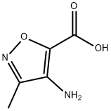 4-AMINO-3-METHYL-1,2-OXAZOLE-5-CARBOXYLIC ACID 구조식 이미지