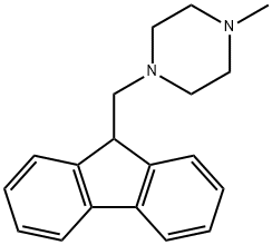 1-(9-Fluorenylmethyl)-4-methylpiperazine 구조식 이미지