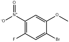 1-bromo-5-fluoro-2-methoxy-4-nitrobenzene Structure