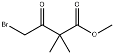 METHYL 4-BROMO-2,2-DIMETHYL-3-OXOBUTANOATE 구조식 이미지