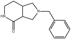 2-BENZYLHEXAHYDRO-1H-PYRROLO[3,4-C]PYRIDIN-4(2H)-ONE 구조식 이미지