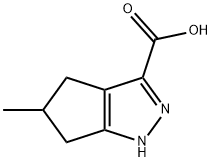 1,4,5,6-tetrahydro-5-methyl-3-Cyclopentapyrazolecarboxylic acid Structure