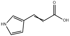 2-Propenoic acid, 3-(1H-pyrrol-3-yl)- Structure