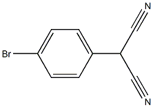 2-(4-bromophenyl)malononitrile Structure