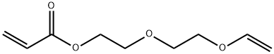 2-Propenoic acid, 2-[2-(ethenyloxy)ethoxy]ethyl ester Structure