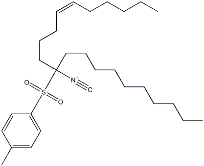 Benzene, 1-[(1-decyl-1-isocyano-5-undecenyl)sulfonyl]-4-methyl-, (Z)- 구조식 이미지