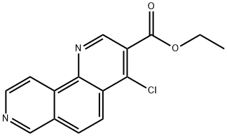 ethyl 4-chloro-1,8-phenanthroline-3-carboxylate 구조식 이미지